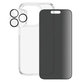 Bundle PicturePerfect + Закалено стъкло UWF Privacy + Hard Case D3O за iPhone 15 Pro, PanzerGlass