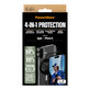 Bundle Hoops + Закалено стъкло UWF + Hard Case + Magnetic Ring Mount за iPhone 16, PanzerGlass