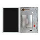 LCD дисплей за Lenovo Tab M10 TB-X505, Тъчскрийн и рамка, бял, White, TFT