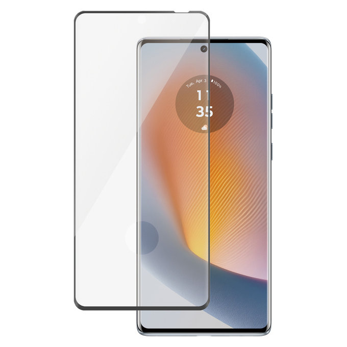 Закалено стъкло UWF за Motorola Moto G85 5G/Edge 50 Fusion, Черно, PanzerGlass