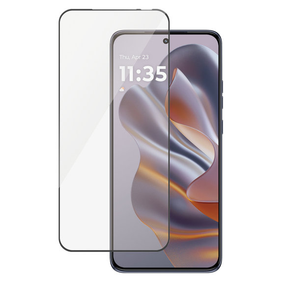 Закалено стъкло UWF за Motorola Edge 50 Neo, Черно, PanzerGlass
