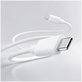 USB-C / USB-C кабел, 1.5m, Бял, White, FixPremium
