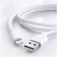 Lightning / USB кабел, 1.5m, Бял, White, FixPremium