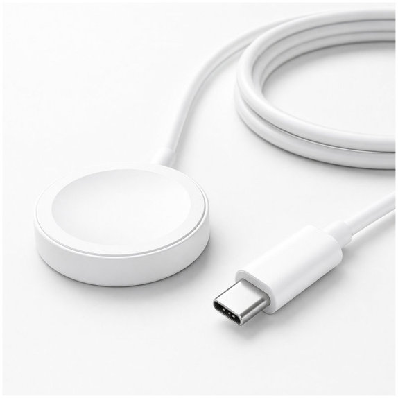 Watch / USB-C кабел, 1m, Бял, White, FixPremium