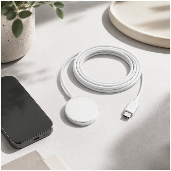 MagSafe / USB-C кабел, 1.5m, Бял, White, FixPremium