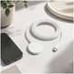 MagSafe / USB-C кабел, 1.5m, Бял, White, FixPremium