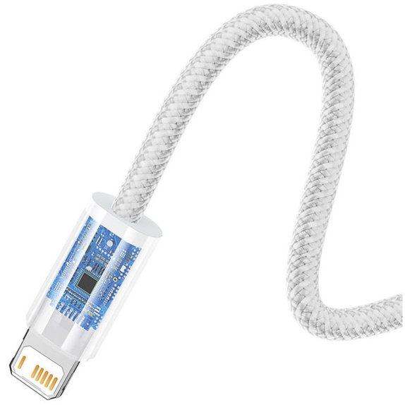 Lightning / USB кабел, 1.5m, Бял, White, Baseus