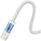 Lightning / USB кабел, 1.5m, Бял, White, Baseus