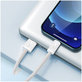 Lightning / USB кабел, 1.5m, Бял, White, Baseus