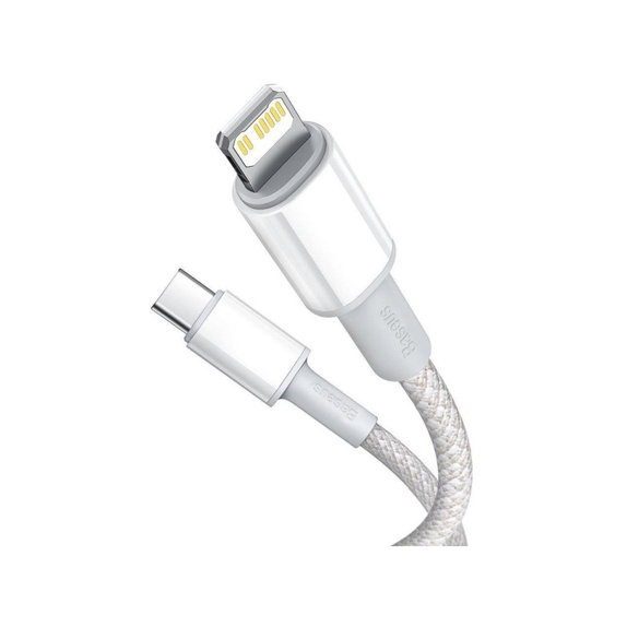 Lightning / USB-C кабел, 1.5m, Бял, White, Baseus