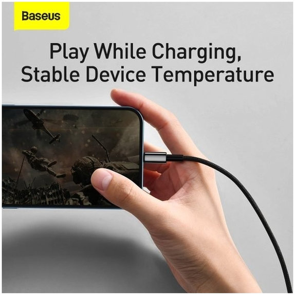 Lightning / USB кабел, 1.5m, Черно, Black, Baseus