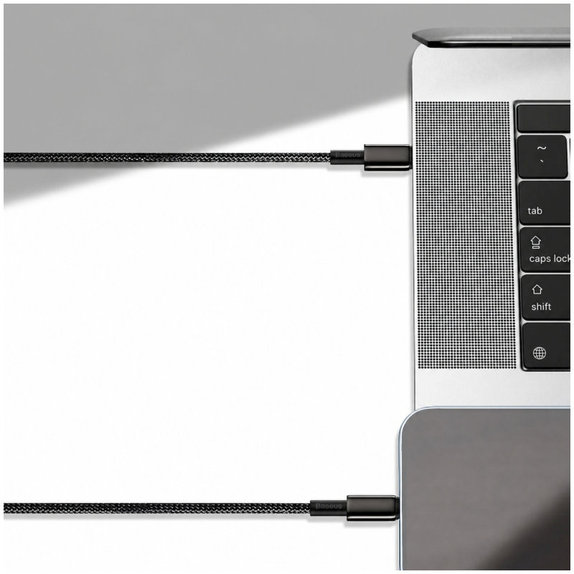 Lightning / USB-C кабел, 1.5m, Черно, Black, Baseus