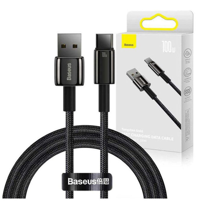 USB-C / USB кабел, 1.5m, Черно, Black, Baseus
