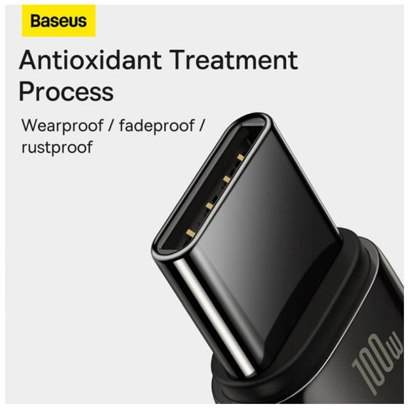 USB-C / USB кабел, 1.5m, Черно, Black, Baseus