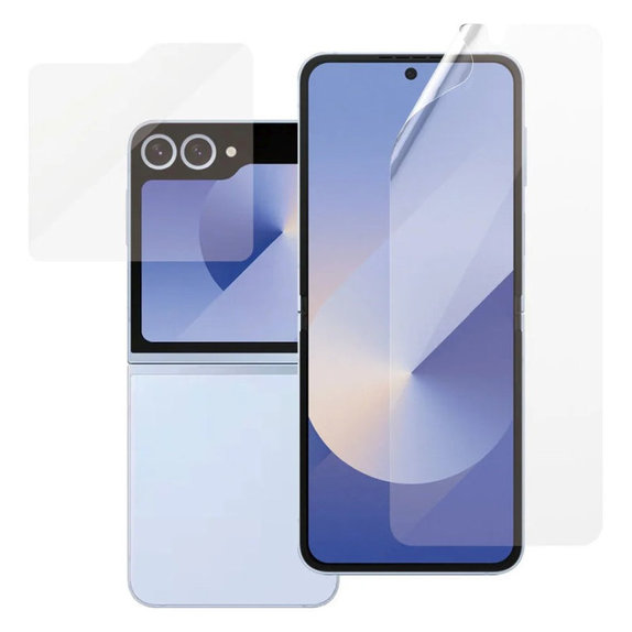 Защитно фолио UWF и закалено стъкло за Samsung Z Flip6, Прозрачно, PanzerGlass