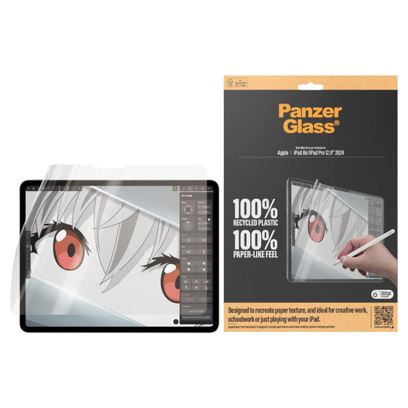 Защитно фолио GraphicPaper UWF за iPad Air 13"/Pro 13", Прозрачно, PanzerGlass