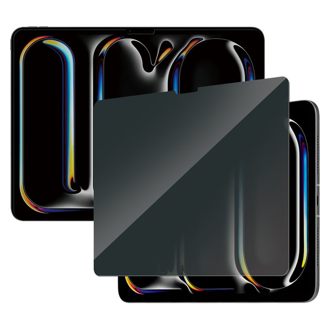 Закалено стъкло UWF Privacy за iPad Pro 13"/Air 13'', Прозрачно, PanzerGlass