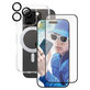 Bundle Hoops Ceramic + Закалено стъкло UWF Ceramic + Калъф Kickstand за iPhone 16 Pro, CARE