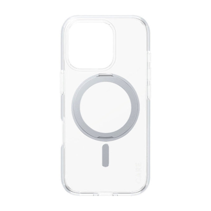 Bundle Hoops Ceramic + Закалено стъкло UWF Ceramic + Калъф Kickstand за iPhone 16 Pro, CARE