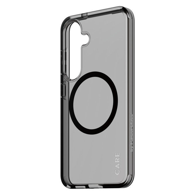 Калъф Smokey с черно QI за Samsung Galaxy S25, Черно, PanzerGlass