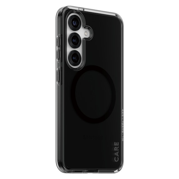 Калъф Smokey с черно QI за Samsung Galaxy S25, Черно, PanzerGlass