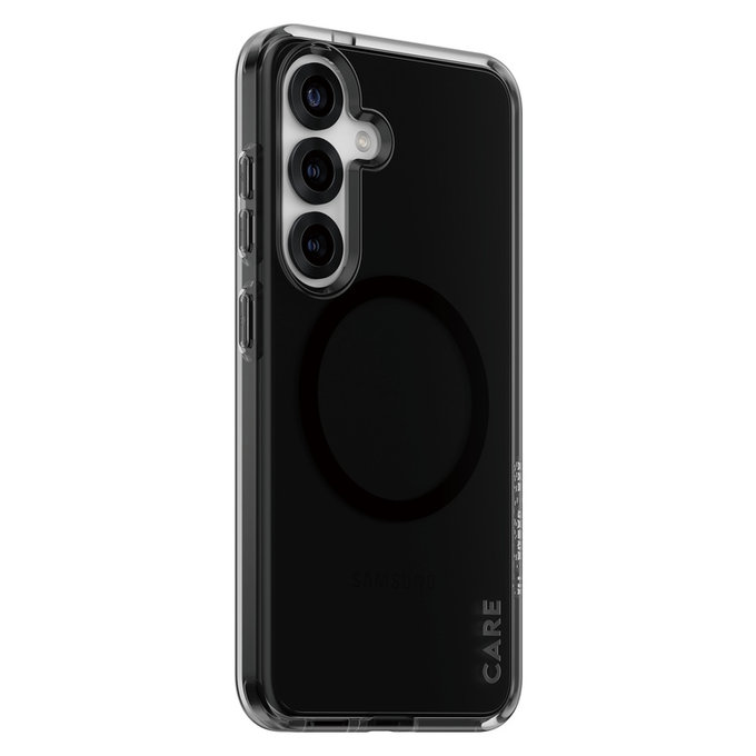Калъф Smokey с черно QI за Samsung Galaxy S25, Черно, PanzerGlass