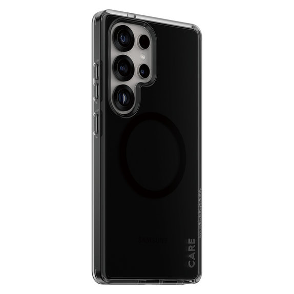 Калъф Smokey с черно QI за Samsung Galaxy S25 Ultra, Черно, PanzerGlass