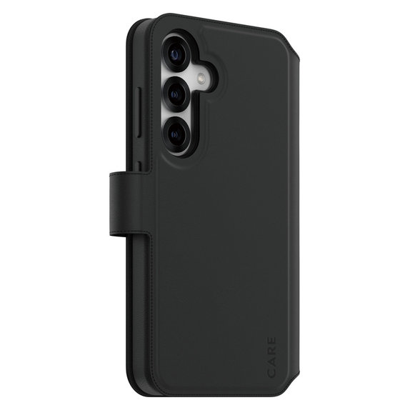 Калъф Wallet Tango Two-In-One с QI за Samsung Galaxy S25, Черно, PanzerGlass