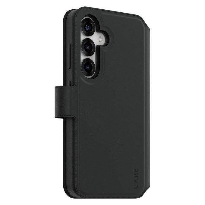 Калъф Wallet Tango Two-In-One с QI за Samsung Galaxy S25, Черно, PanzerGlass