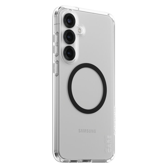 Калъф Urban Combat с черно QI за Samsung Galaxy S25+, Прозрачно, PanzerGlass
