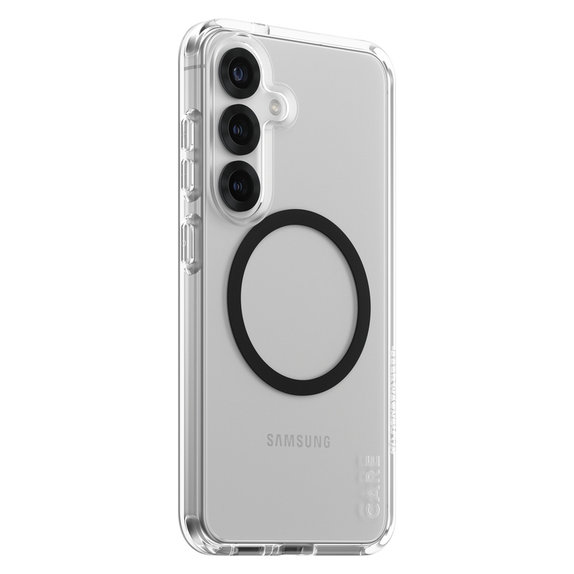 Калъф Urban Combat с черно QI за Samsung Galaxy S25, Прозрачно, PanzerGlass