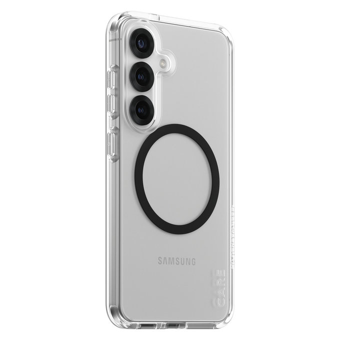 Калъф Urban Combat с черно QI за Samsung Galaxy S25, Прозрачно, PanzerGlass