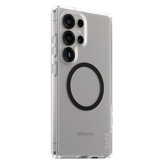 Калъф Urban Combat с черно QI за Samsung Galaxy S25 Ultra, Прозрачно, PanzerGlass