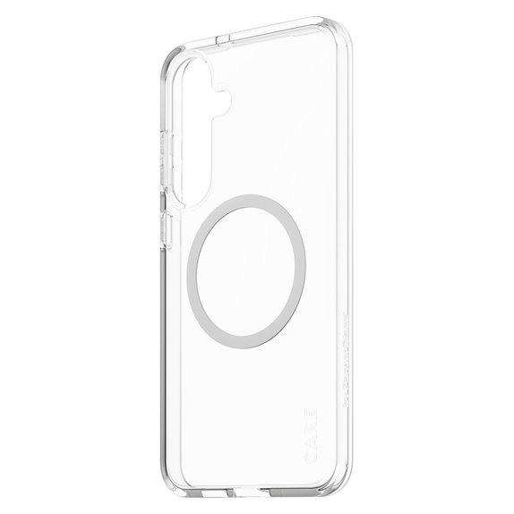 Калъф Urban Combat с бяло QI за Samsung Galaxy S25+, Прозрачно, PanzerGlass