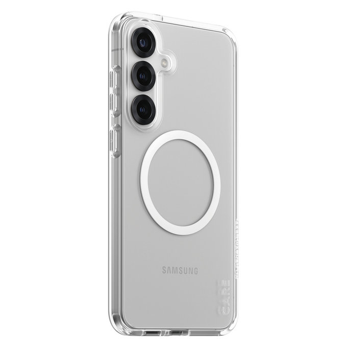 Калъф Urban Combat с бяло QI за Samsung Galaxy S25+, Прозрачно, PanzerGlass