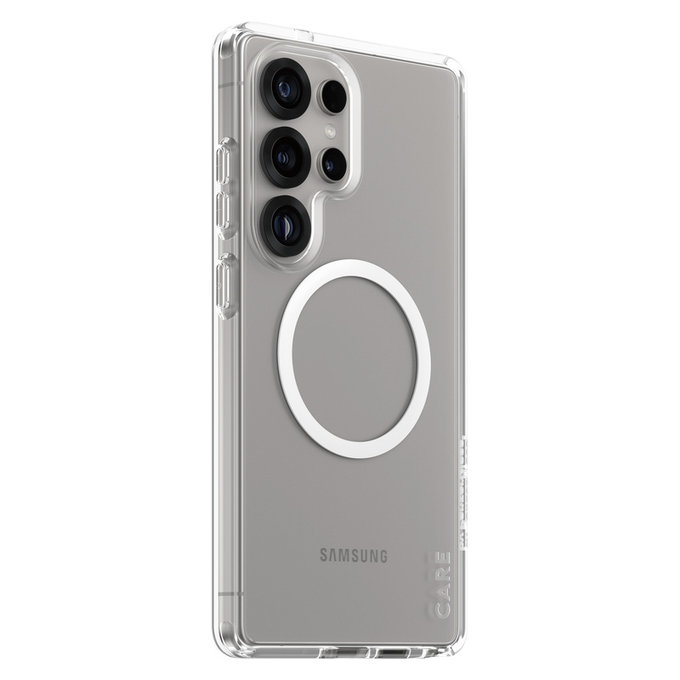 Калъф Urban Combat с бяло QI за Samsung Galaxy S25 Ultra, Прозрачно, PanzerGlass