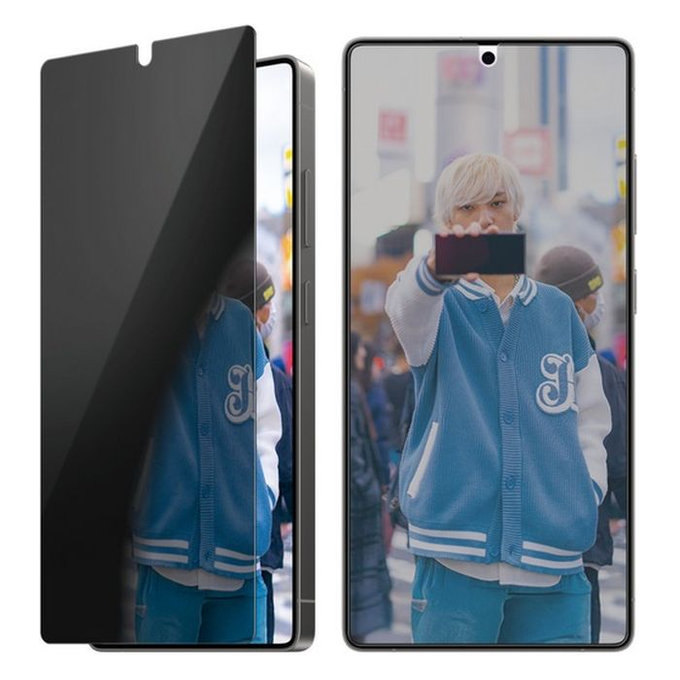 Закалено стъкло UWF Privacy с апликатор за Samsung Galaxy S25 Ultra, Прозрачен, PanzerGlass