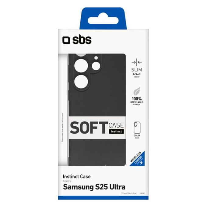 Калъф Instinct за Samsung Galaxy S25 Ultra, Черен, SBS