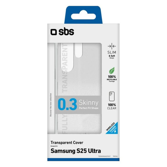 Калъф Skinny за Samsung Galaxy S25 Ultra, Прозрачен, SBS