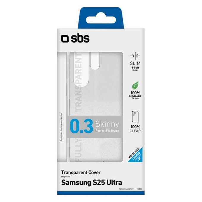 Калъф Skinny за Samsung Galaxy S25 Ultra, Прозрачен, SBS