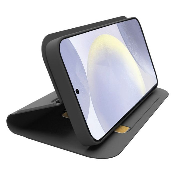 Калъф тип книга Wallet Smooth за Samsung Galaxy S25+, Черен, SBS