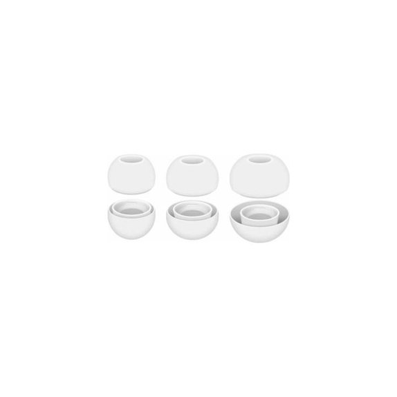 Накрайници за AirPods Pro, комплект 3 бр. (L, S, XS), Бял, FixPremium
