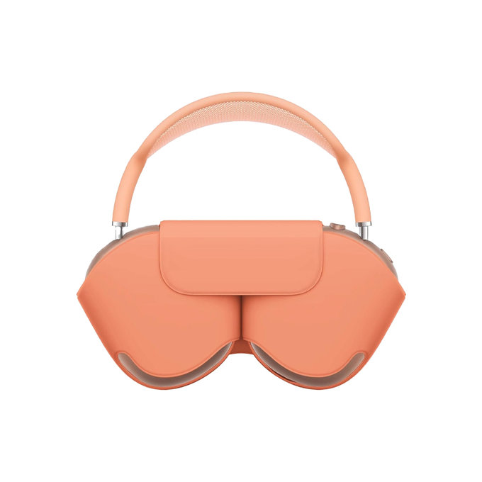 Силиконов калъф за AirPods Max, Оранжево, FixPremium
