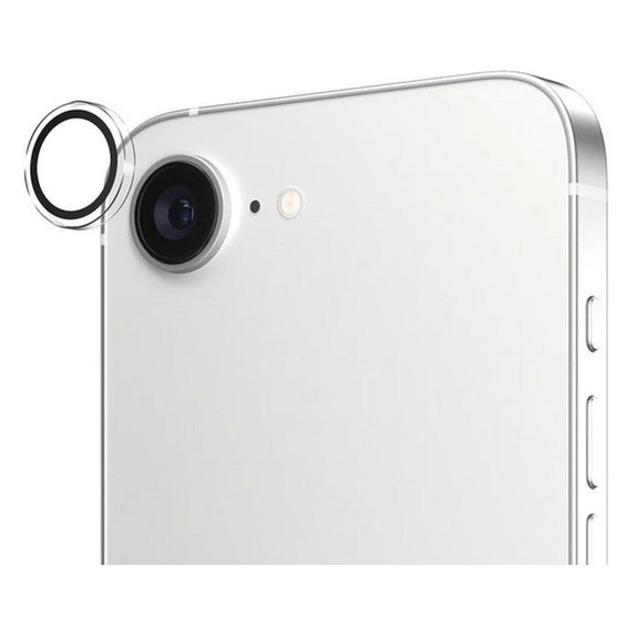 Протектор за обектив на задна камера Hoops за iPhone 16e, Черен