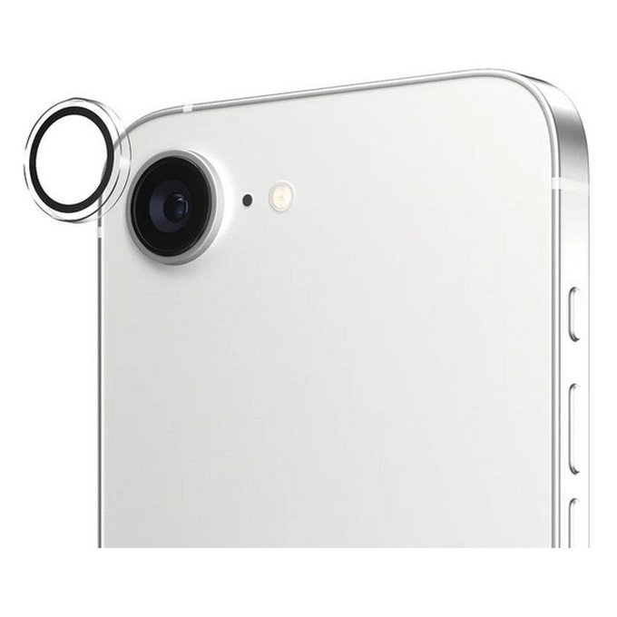 Протектор за обектив на задна камера Hoops за iPhone 16e, Черен
