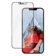 UWF закалено стъкло с апликатор за iPhone 17e/16e/14/13/13 Pro, Черно, PanzerGlass