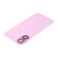 Задно стъкло на корпус + стъкло на камера + метална пластина + MagSafe магнит за iPhone 16 Plus, Pink