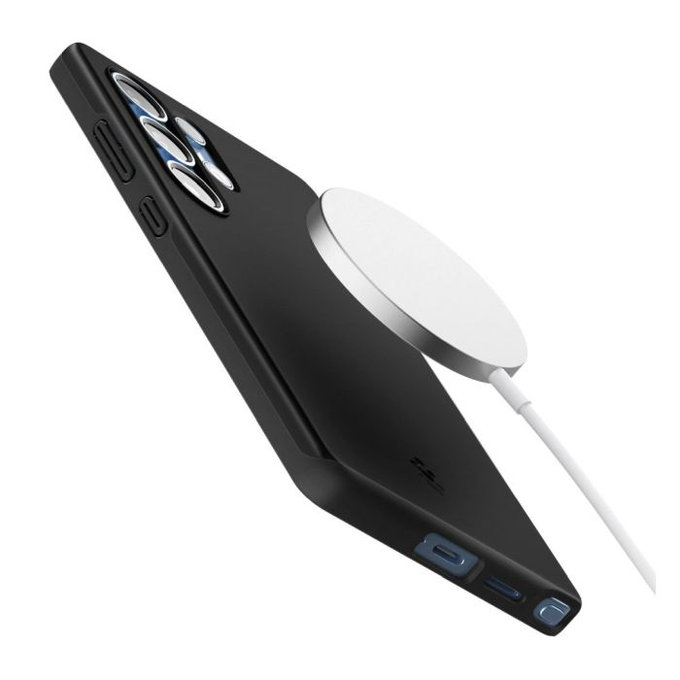 Case Thin Fit with MagSafe for Samsung Galaxy S25 Ultra, Black, Spigen