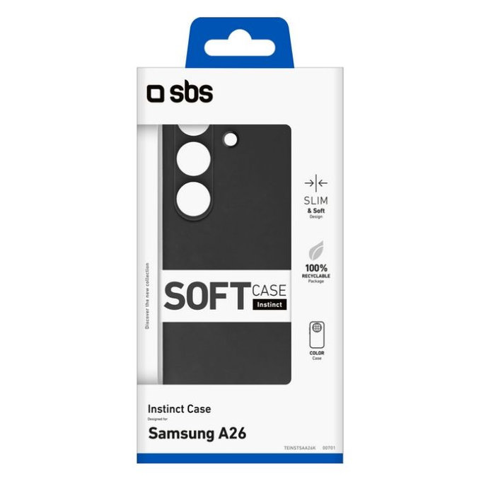 Калъф Instinct за Samsung Galaxy A26, Черен, SBS