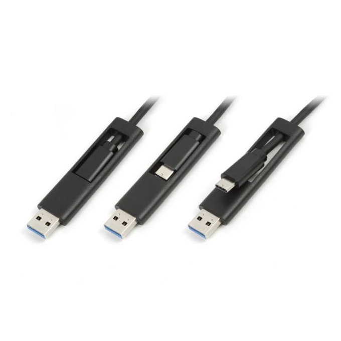 Докинг станция (USB-C) и 130W адаптер за Dell D6000, Refurbished
